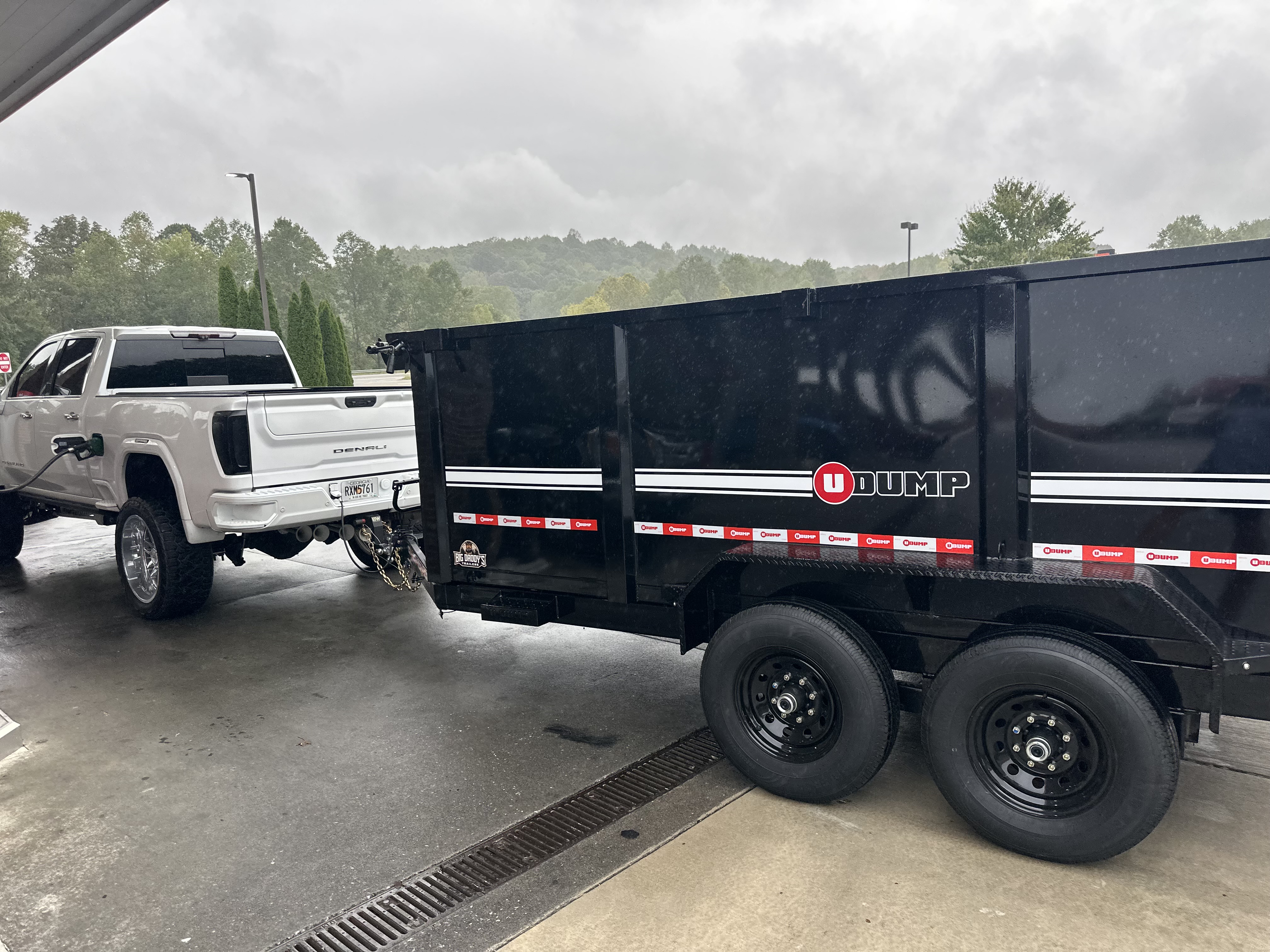 Gotcha Covered Renovations U-Dump dumpster trailer