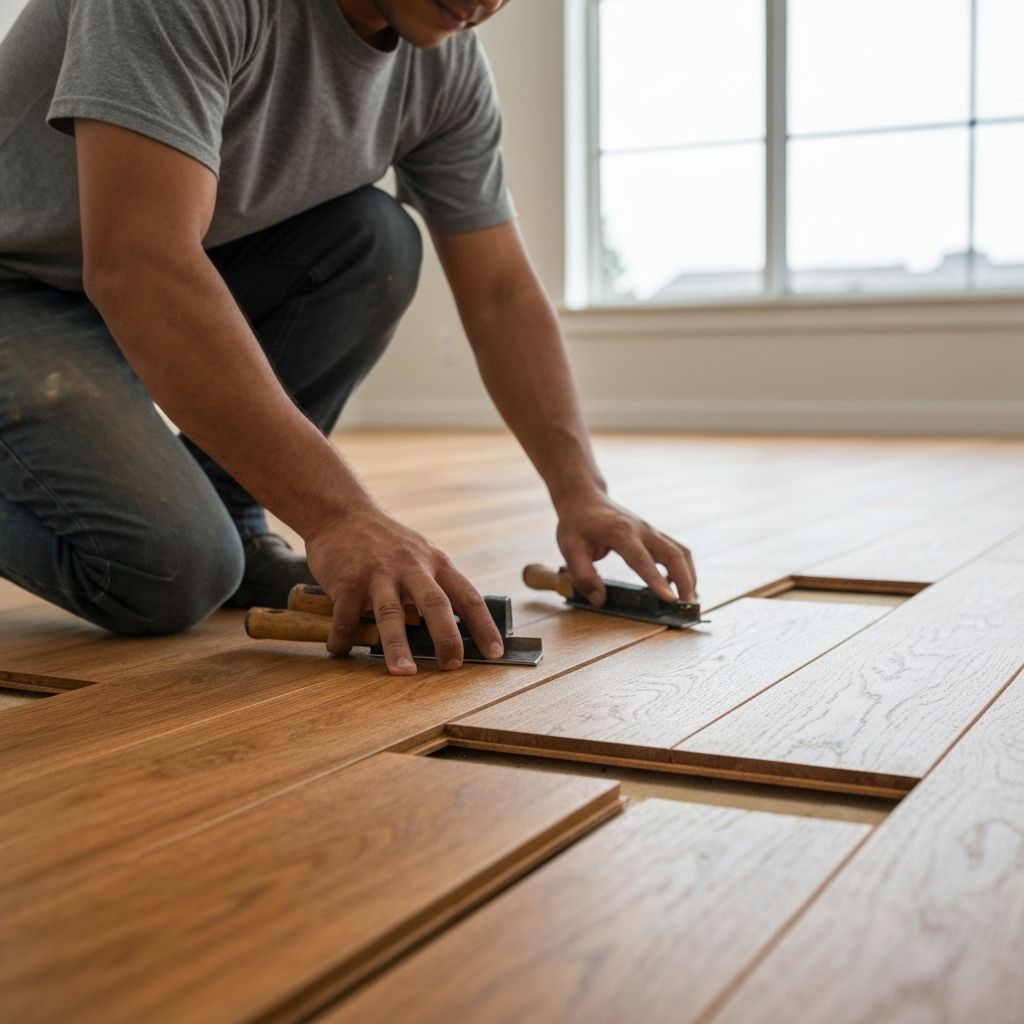 Professional flooring installation